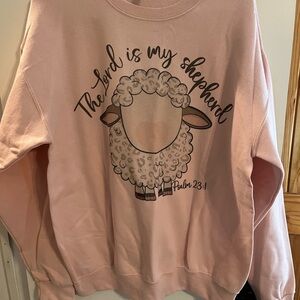 Jerzees Light Pink Sweatshirt